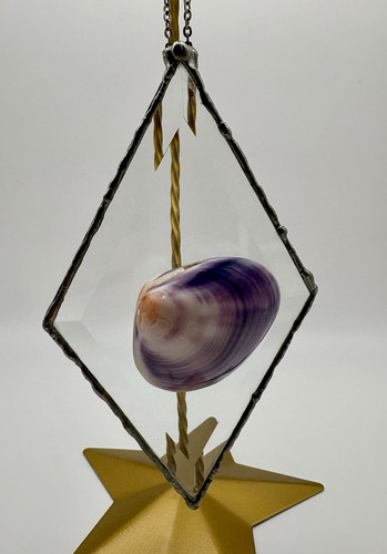 Vintage piece polished purple - vintage,