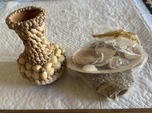 Vintage seashell encrusted - vintage, 5